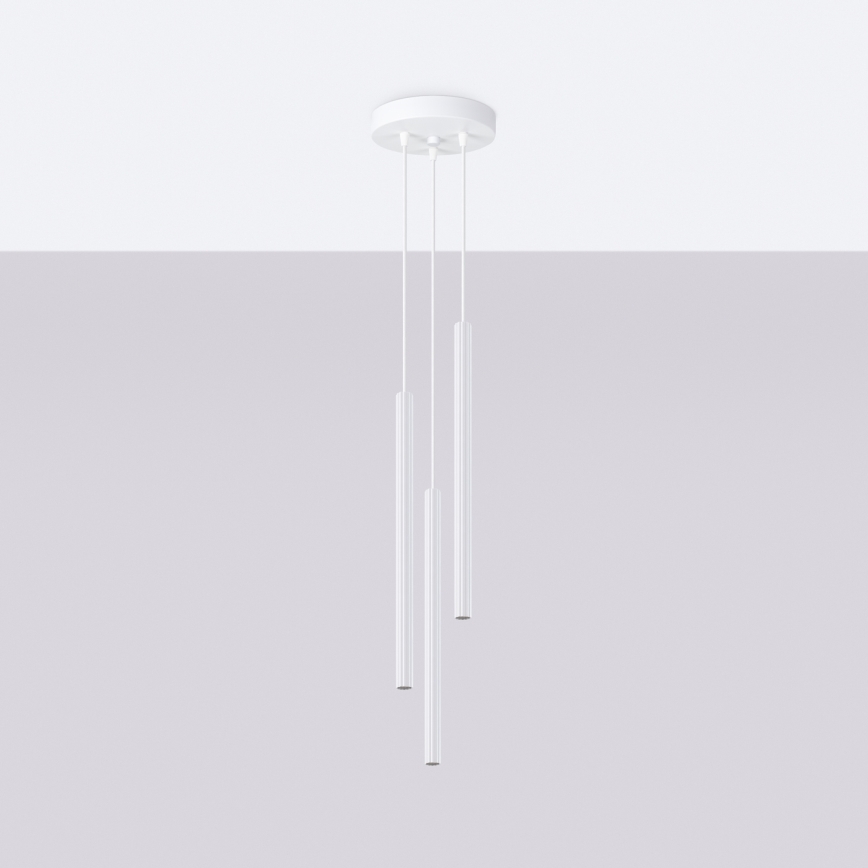 Κρεμαστό φωτιστικό οροφής ARCHE 3xG9/8W/230V λευκό