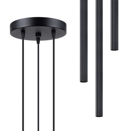 Κρεμαστό φωτιστικό οροφής ARCHE 3xG9/8W/230V μαύρο