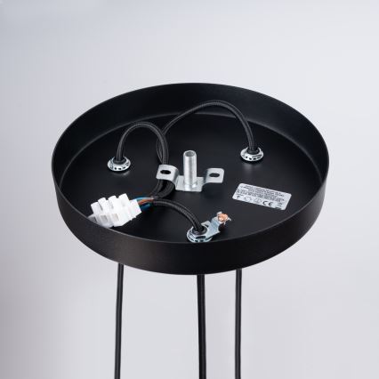 Κρεμαστό φωτιστικό οροφής ARCHE 3xG9/8W/230V μαύρο