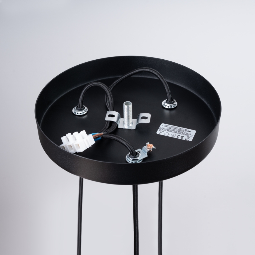 Κρεμαστό φωτιστικό οροφής ARCHE 3xG9/8W/230V μαύρο