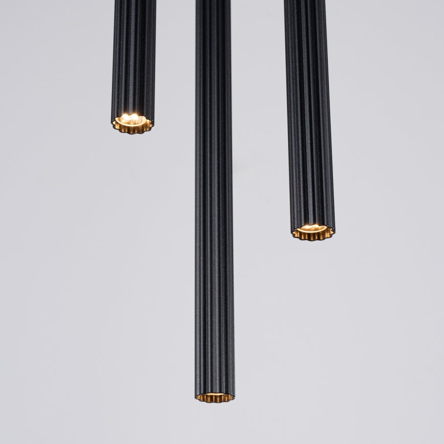 Κρεμαστό φωτιστικό οροφής ARCHE 3xG9/8W/230V μαύρο