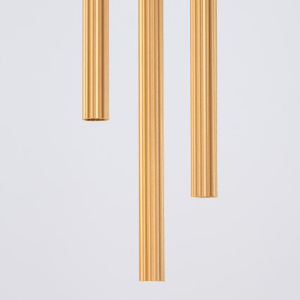 Κρεμαστό φωτιστικό οροφής ARCHE 3xG9/8W/230V χρυσαφί