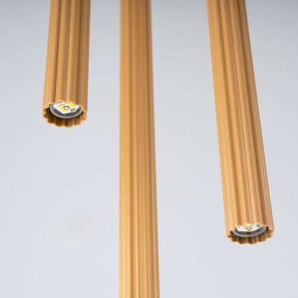 Κρεμαστό φωτιστικό οροφής ARCHE 3xG9/8W/230V χρυσαφί