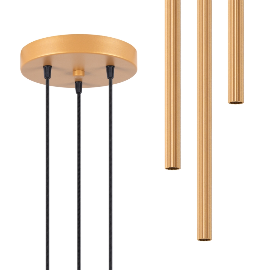 Κρεμαστό φωτιστικό οροφής ARCHE 3xG9/8W/230V χρυσαφί