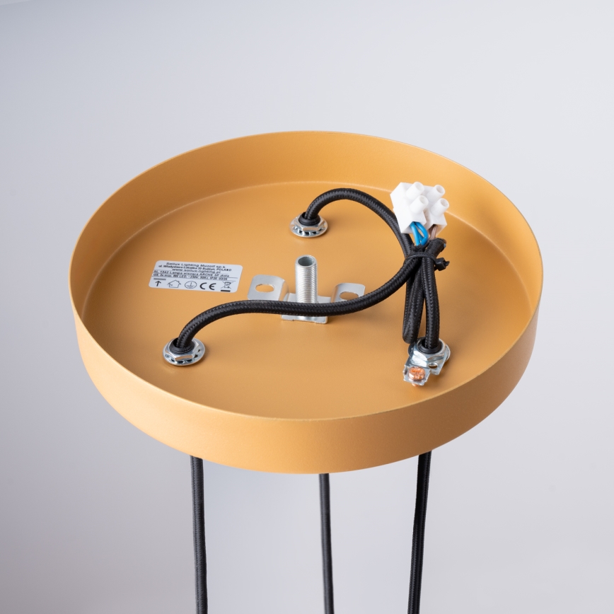 Κρεμαστό φωτιστικό οροφής ARCHE 3xG9/8W/230V χρυσαφί