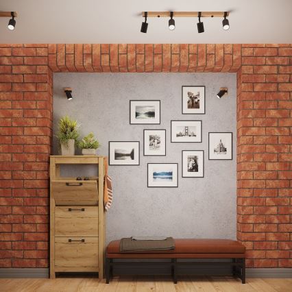 Προβολέας τοίχου FAGER 1xGU10/10W/230V μαύρο