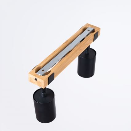 Φωτιστικό σποτ FAGER 2xGU10/10W/230V μαύρο