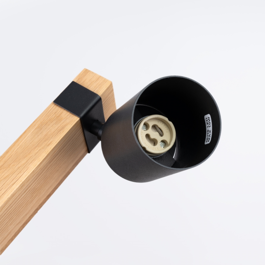 Φωτιστικό σποτ FAGER 3xGU10/10W/230V μαύρο