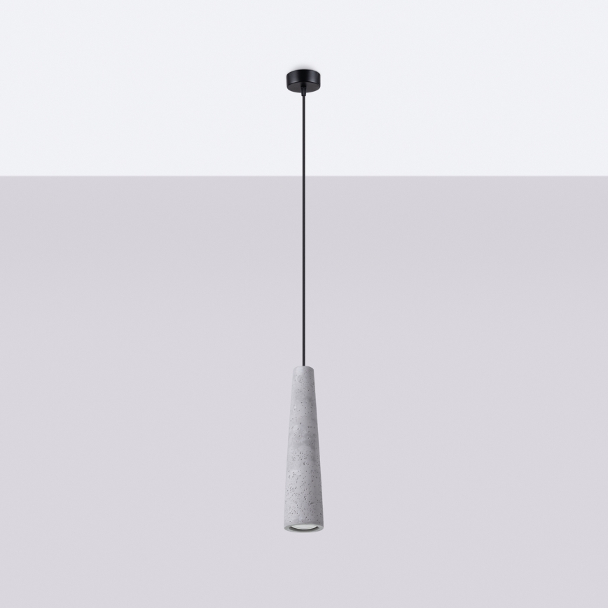 Κρεμαστό φωτιστικό οροφής ELECTRA 1xGU10/10W/230V τσιμέντο/γκρι