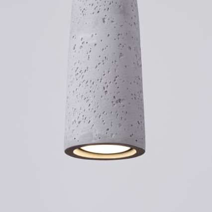 Κρεμαστό φωτιστικό οροφής ELECTRA 1xGU10/10W/230V τσιμέντο/γκρι