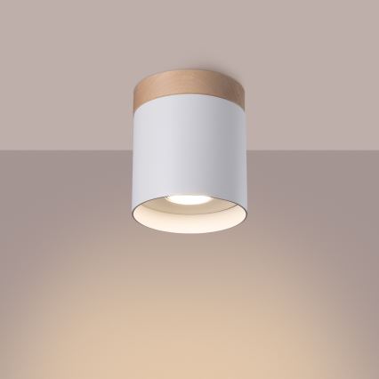 Φωτιστικό σποτ RIF 1xGU10/10W/230V διάμετρος 12 cm λευκό