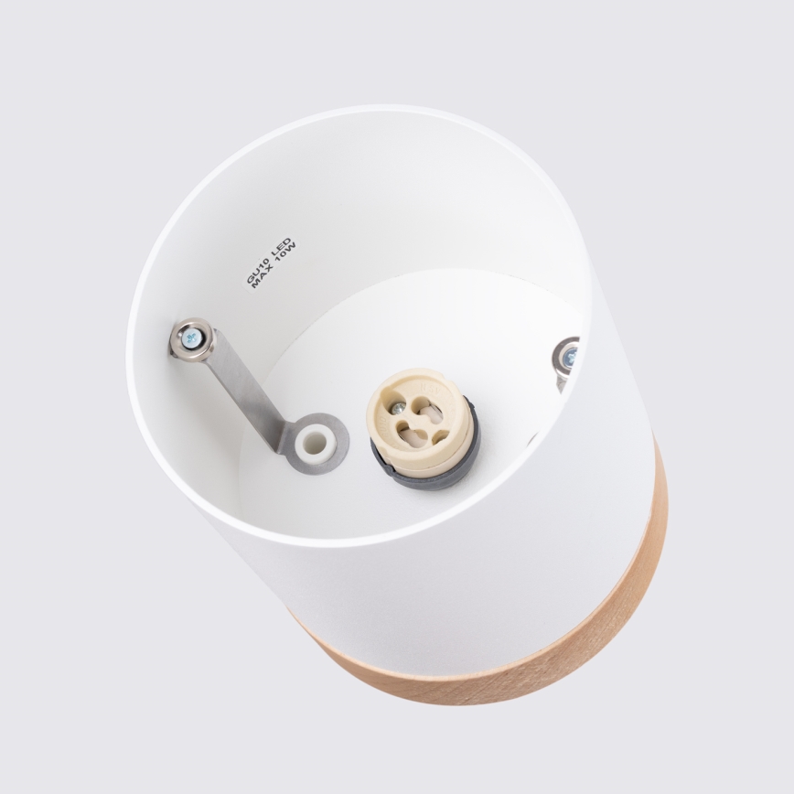Φωτιστικό σποτ RIF 1xGU10/10W/230V διάμετρος 12 cm λευκό