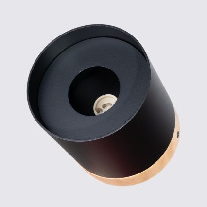 Φωτιστικό σποτ RIF 1xGU10/10W/230V διάμετρος 12 cm μαύρο