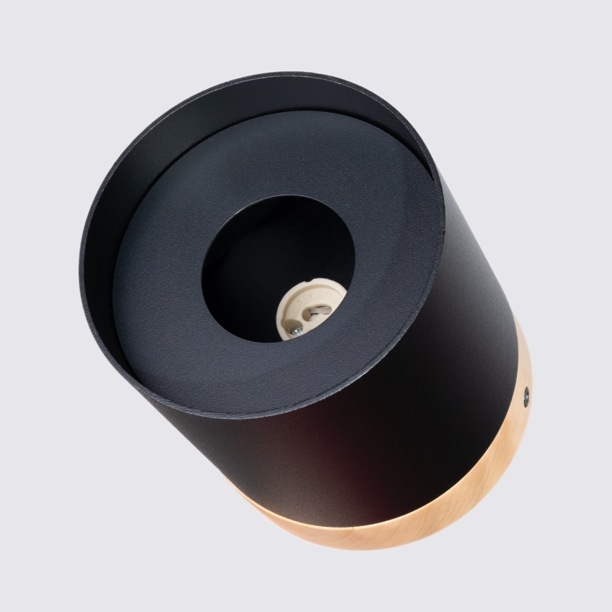 Φωτιστικό σποτ RIF 1xGU10/10W/230V διάμετρος 12 cm μαύρο
