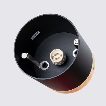 Φωτιστικό σποτ RIF 1xGU10/10W/230V διάμετρος 12 cm μαύρο