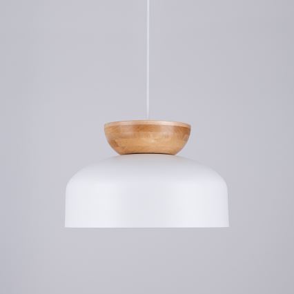 Πολύφωτο με συρματόσχοινο MARION 1xE27/15W/230V διάμετρος 29,5 cm λευκό