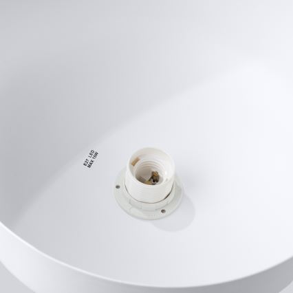 Πολύφωτο με συρματόσχοινο MARION 1xE27/15W/230V διάμετρος 29,5 cm λευκό