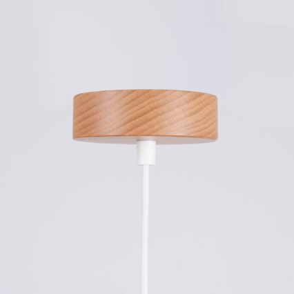 Πολύφωτο με συρματόσχοινο MARION 1xE27/15W/230V διάμετρος 29,5 cm λευκό