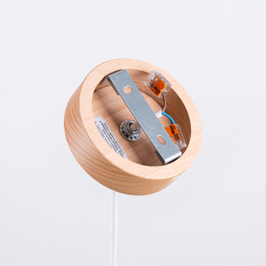 Πολύφωτο με συρματόσχοινο MARION 1xE27/15W/230V διάμετρος 29,5 cm λευκό