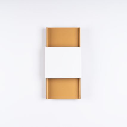 Φωτιστικό τοίχου DURLIN 2xG9/8W/230V χρυσαφί/λευκό