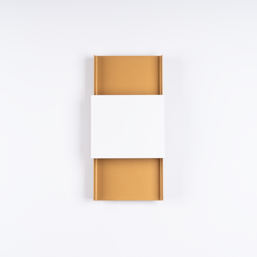 Φωτιστικό τοίχου DURLIN 2xG9/8W/230V χρυσαφί/λευκό