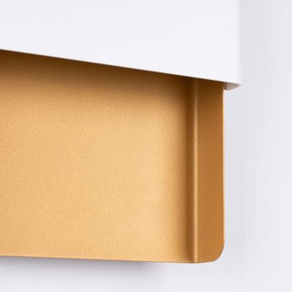 Φωτιστικό τοίχου DURLIN 2xG9/8W/230V χρυσαφί/λευκό