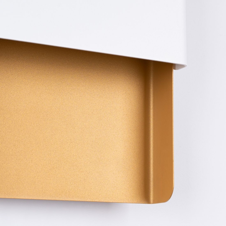 Φωτιστικό τοίχου DURLIN 2xG9/8W/230V χρυσαφί/λευκό