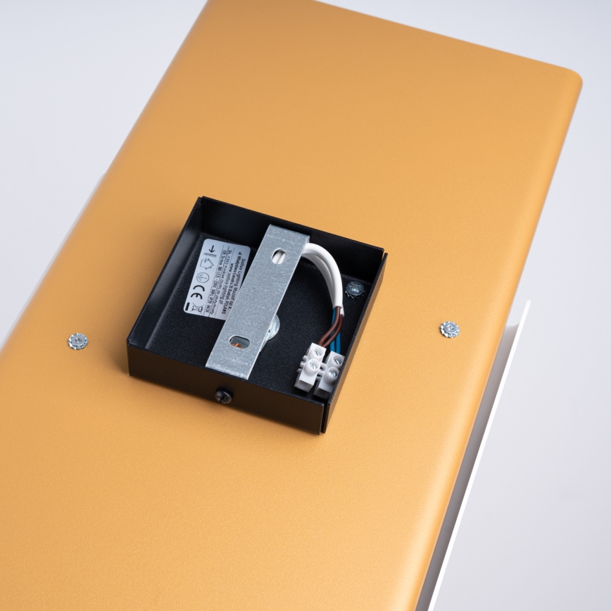 Φωτιστικό τοίχου DURLIN 2xG9/8W/230V χρυσαφί/λευκό