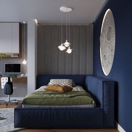 Κρεμαστό φωτιστικό οροφής HYPERION 3xG9/8W/230V λευκό