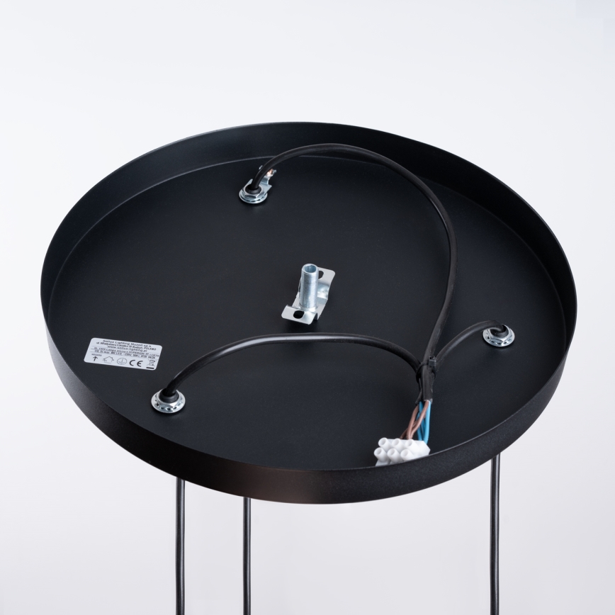 Κρεμαστό φωτιστικό οροφής HYPERION 3xG9/8W/230V μαύρο