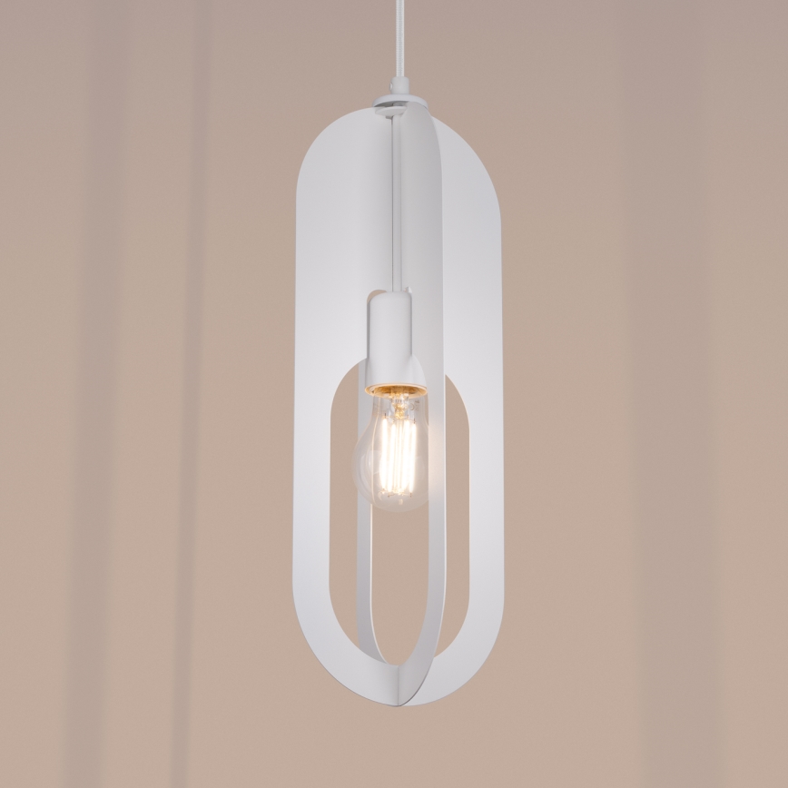 Κρεμαστό φωτιστικό οροφής NICUS 1xE27/15W/230V λευκό