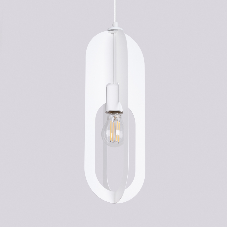 Κρεμαστό φωτιστικό οροφής NICUS 1xE27/15W/230V λευκό