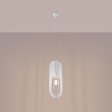 Κρεμαστό φωτιστικό οροφής NICUS 1xE27/15W/230V λευκό