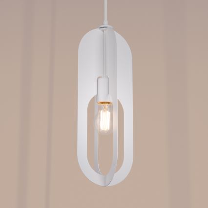 Κρεμαστό φωτιστικό οροφής NICUS 1xE27/15W/230V λευκό