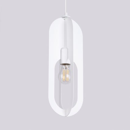 Κρεμαστό φωτιστικό οροφής NICUS 1xE27/15W/230V λευκό