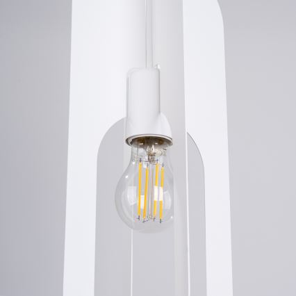 Κρεμαστό φωτιστικό οροφής NICUS 1xE27/15W/230V λευκό