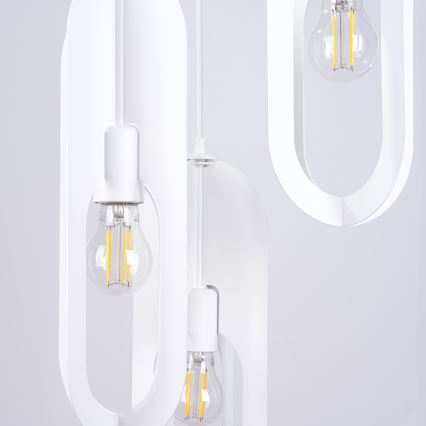 Κρεμαστό φωτιστικό οροφής NICUS 3xE27/15W/230V λευκό