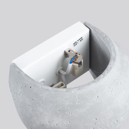 Φωτιστικό τοίχου GLOBE 2xG9/8W/230V μπετόν/γκρι