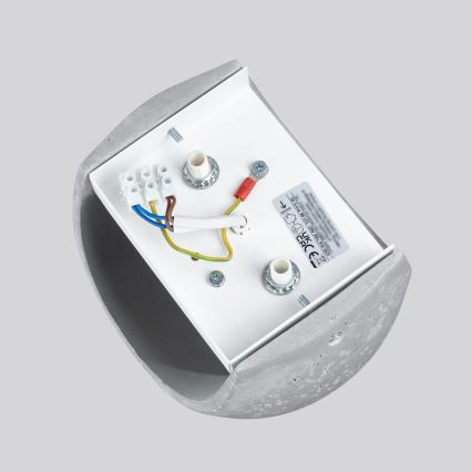 Φωτιστικό τοίχου GLOBE 2xG9/8W/230V μπετόν/γκρι