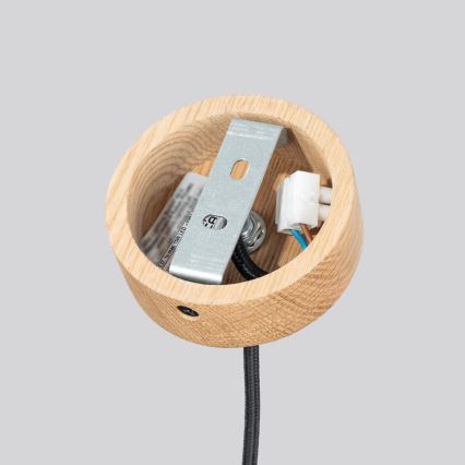 Κρεμαστό φωτιστικό με καλώδιο MAB 1xE27/15W/230V Ø 22 cm μπετόν/γκρι