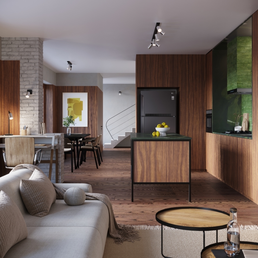 Eπιτραπέζιο φωτιστικό WINX 1xGU10/10W/230V μαύρο/γυαλιστερό χρώμιο