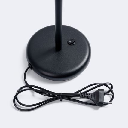 Eπιτραπέζιο φωτιστικό WINX 1xGU10/10W/230V μαύρο/γυαλιστερό χρώμιο