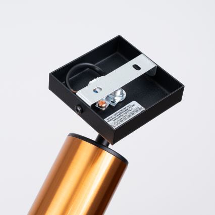 Προβολέας τοίχου WINX 1xGU10/10W/230V μαύρο/χαλκός