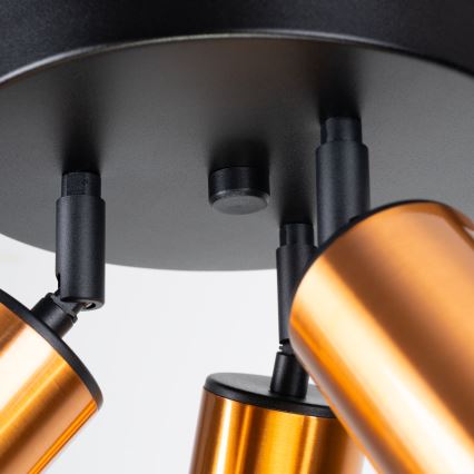 Φωτιστικό σποτ WINX 3xGU10/10W/230V μαύρο/χαλκός