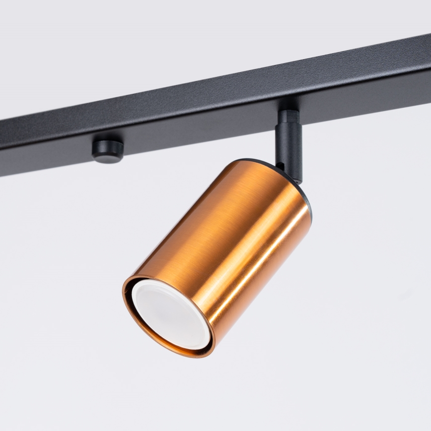 Φωτιστικό σποτ WINX 6xGU10/10W/230V μαύρο/χαλκός