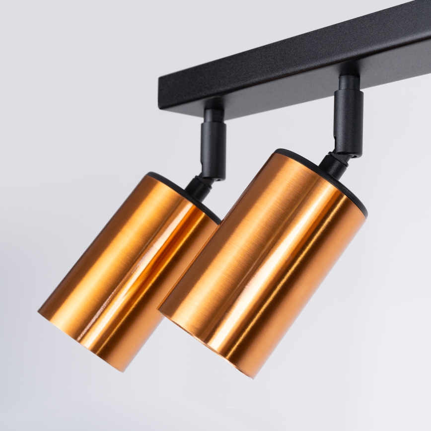 Φωτιστικό σποτ WINX 6xGU10/10W/230V μαύρο/χαλκός