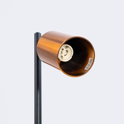 Eπιτραπέζια λάμπα WINX 1xGU10/10W/230V μαύρο/χαλκός
