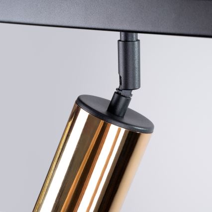 Φωτιστικό σποτ WINX 6xGU10/10W/230V μαύρο/χρυσαφί