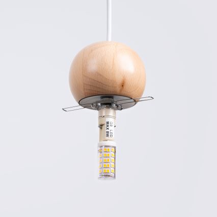 Κρεμαστό φωτιστικό οροφής PEKKA 1xG9/8W/230V λευκό