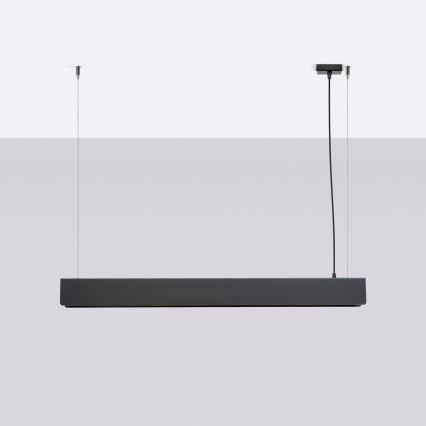  Κρεμαστό φωτιστικό οροφής LED SPARK 1xG13/8,5W/230V μαύρο